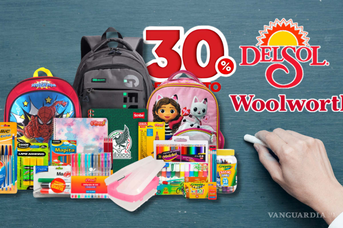 El Baratón de Del Sol: ¿Cómo obtener el 30% de descuento en útiles escolares?