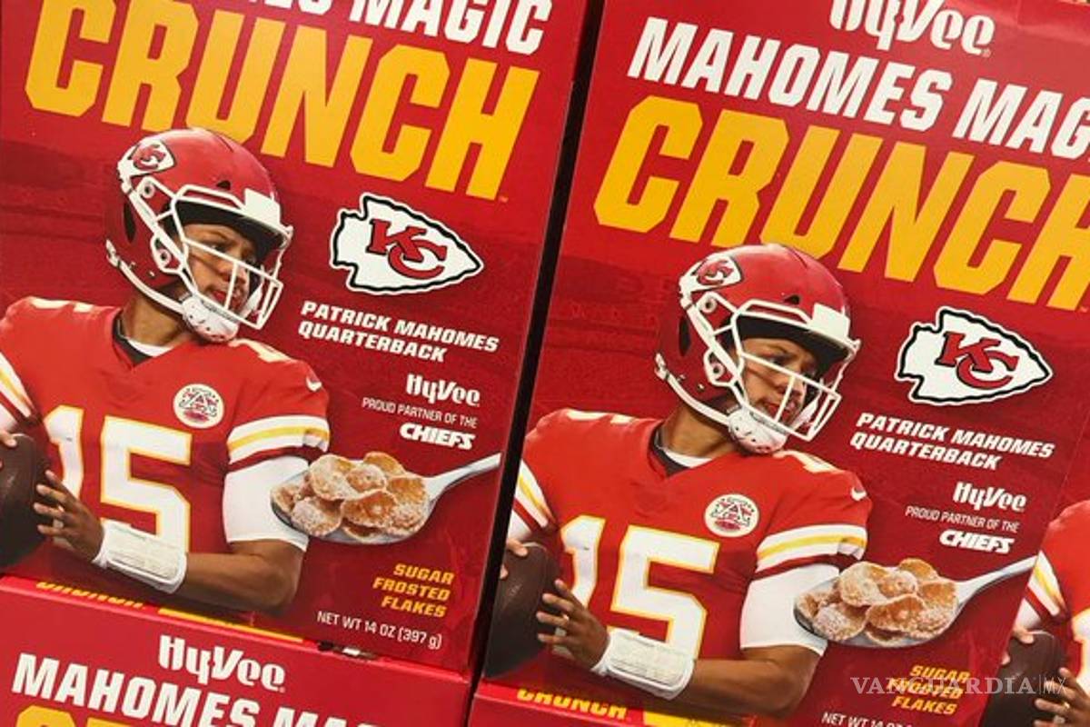 ¿Gastarías 620 pesos por tener una caja de cereal de Patrick Mahomes?
