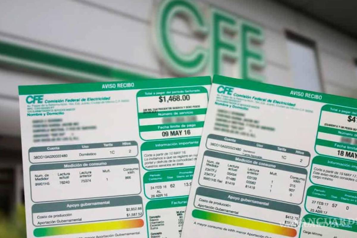 ¿Qué pasa si tengo adeudos de muchos años en mi recibo de la luz de CFE?