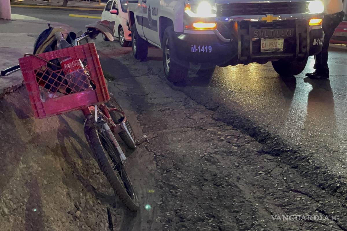 Saltillo: reportan grave a adulto mayor luego de ser atropellado por camioneta