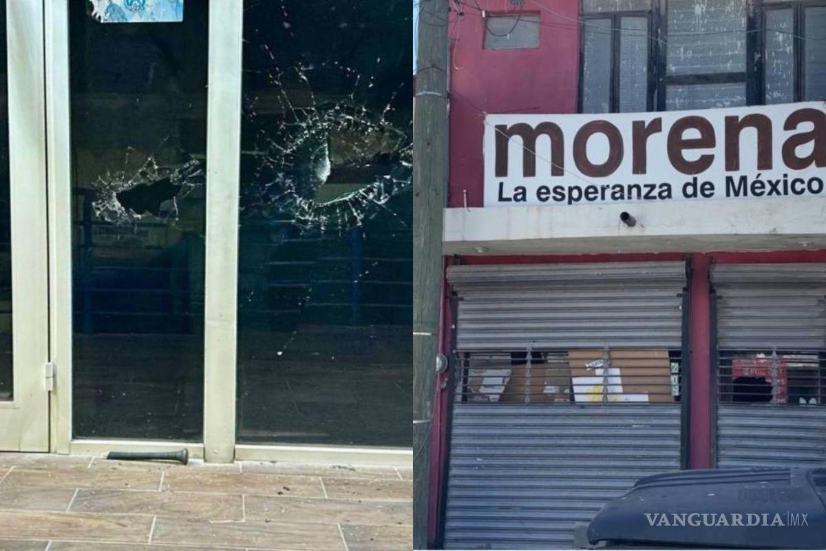 Detienen a autor de vandalismo en sedes del PAN y Morena en Monclova