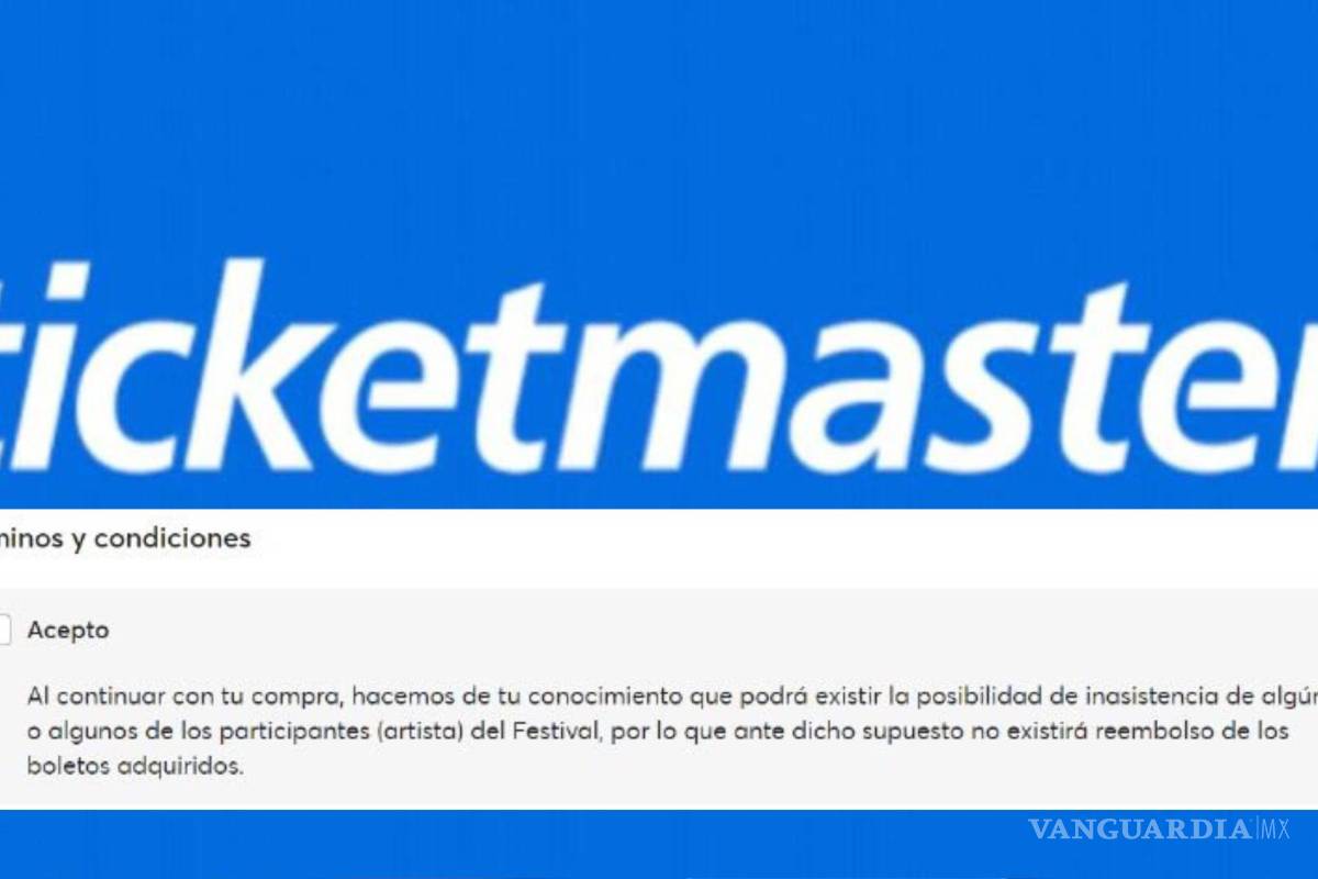 ¿Se arrepintieron? Ticketmaster cancelan cláusula de no reembolso en festivales