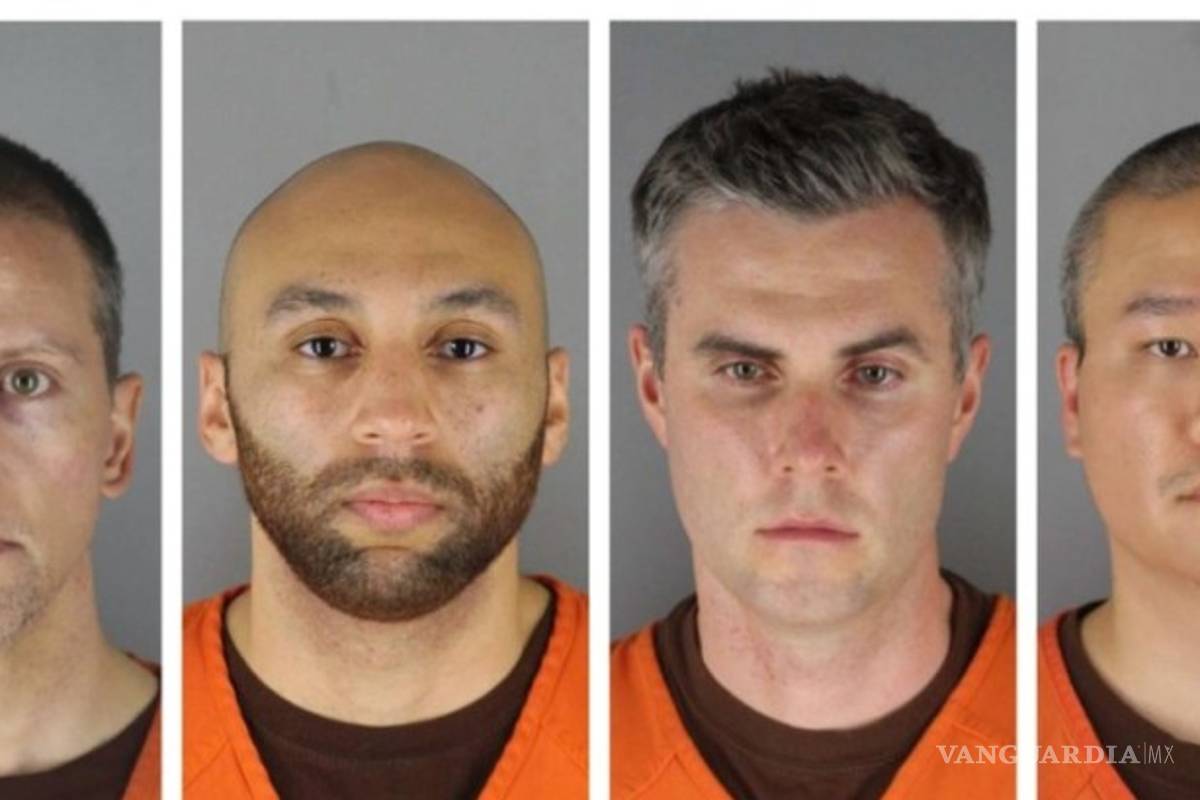 Tres policías acusados de la muerte de George Floyd salen bajo fianza