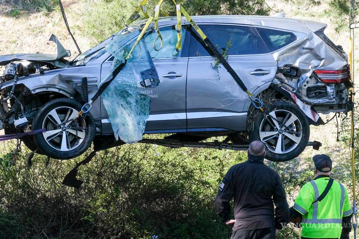 Así luce Tiger Woods luego de su accidente automovilístico