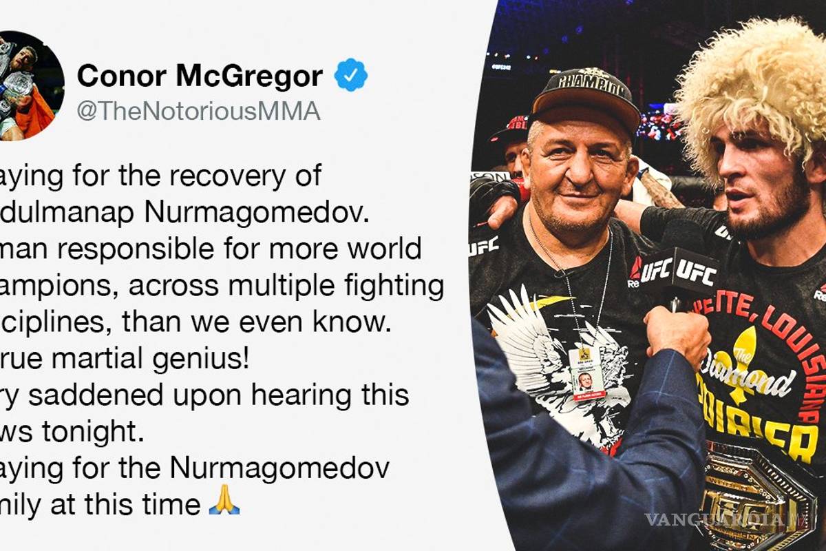 $!Padre de Khabib Nurmagomedov está grave por coronavirus