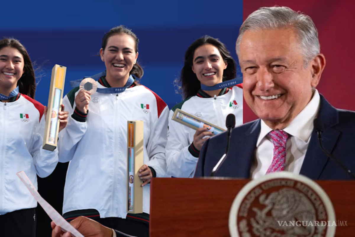 ‘Pusieron en alto a México’: AMLO celebra la primera medalla olímpica en París 2024, ganada por dos arqueras de Coahuila y una de Sonora