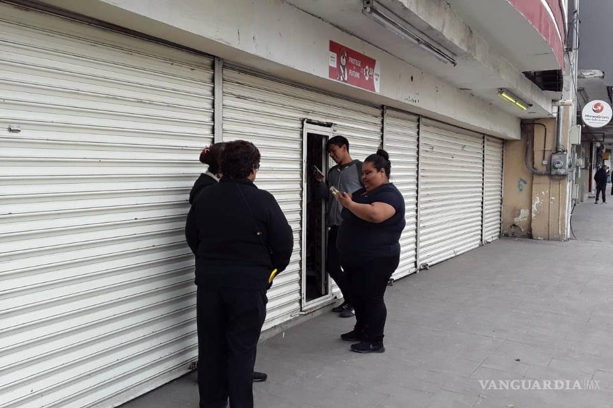 Ordenan cerrar comercios en Monclova para evitar contagios de coronavirus