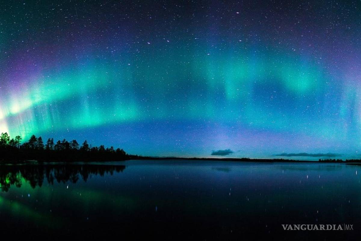 Así se ve una aurora boreal desde el espacio