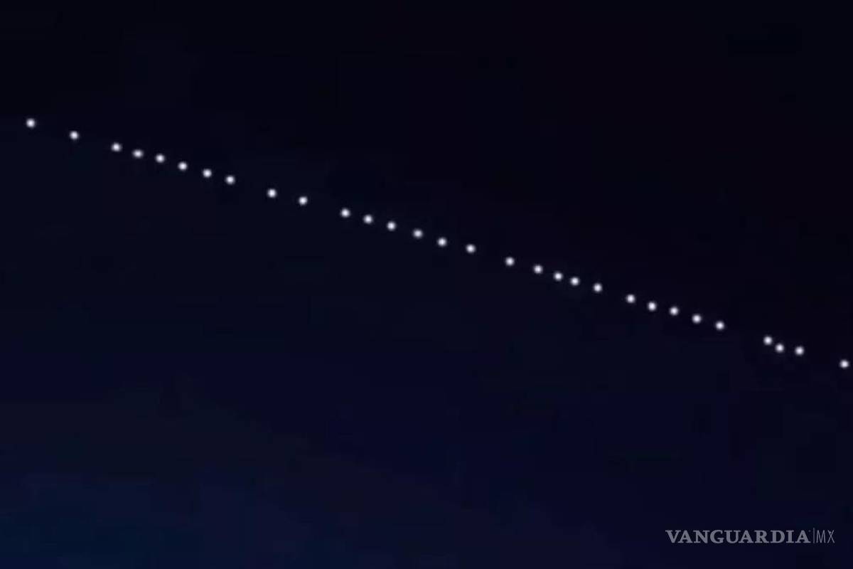 Así puedes ver los satélites de Starlink, de SpaceX en el cielo