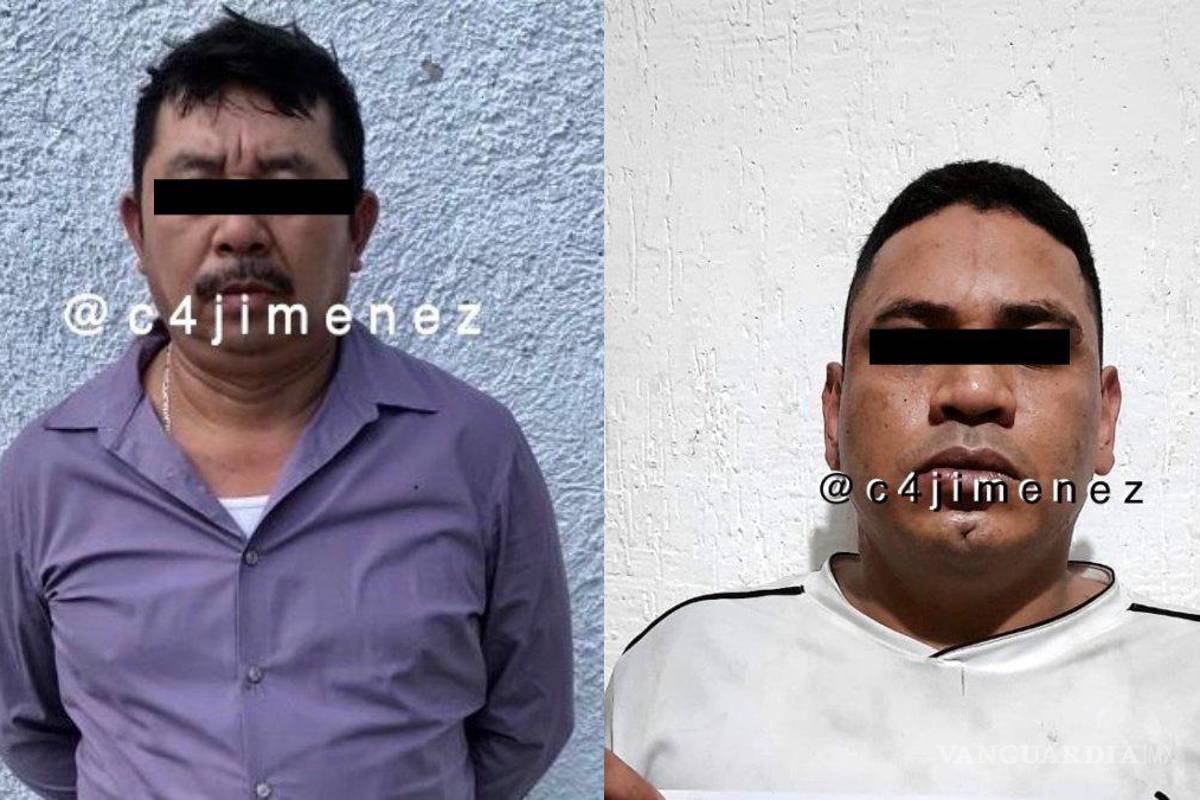 $!Los detenidos de nombres César ‘G’ conductor de un vehículo modelo “Avanza” de color café y Miguel ‘Y’ conductor del auto modelo “Bit” de color blanco, quedaron a disposición del fiscal del Ministerio Público.