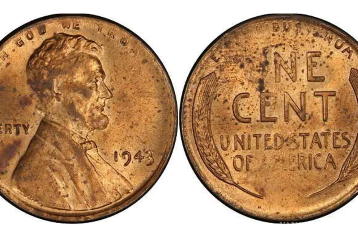 Extraña moneda de centavo estadounidense que vale más de un millón de pesos