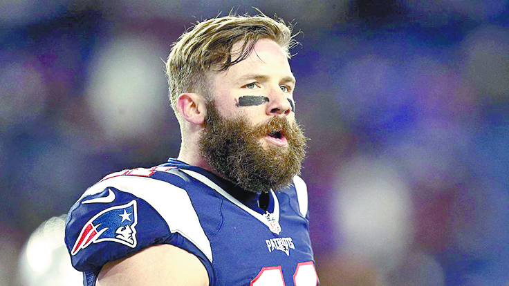 Julian Edelman pagó daños y ya no será procesado por vandalismo en California