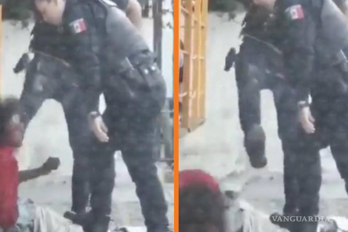 Suspenden a policías de Guadalajara que agredieron a indigente; los exhiben en video