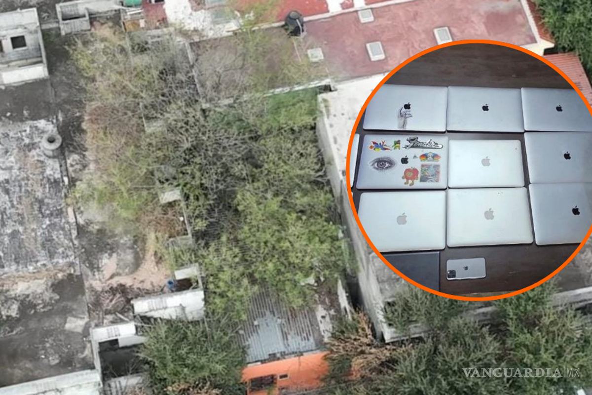 Recuperan 12 computadoras robadas en Monterrey mediante rastreo satelital y uso de dron