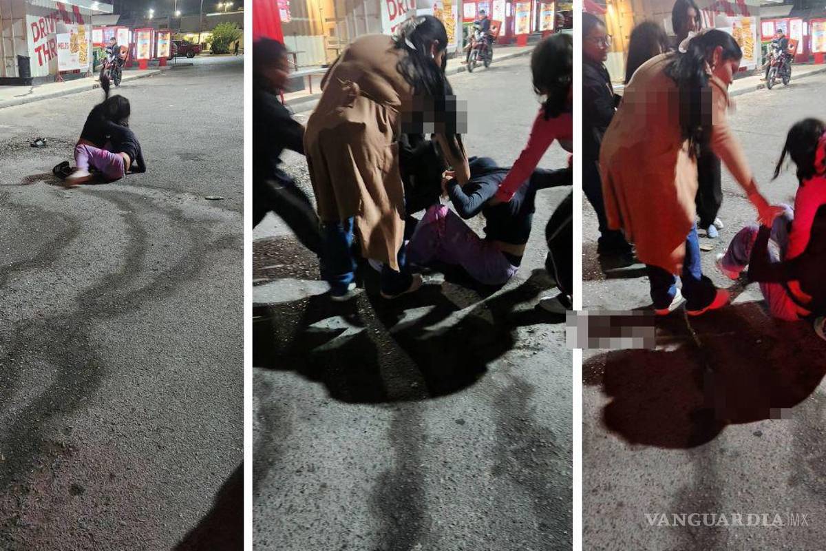 Saltillo: difunden en Facebook agresión entre alumnas de secundaria en parada de autobuses