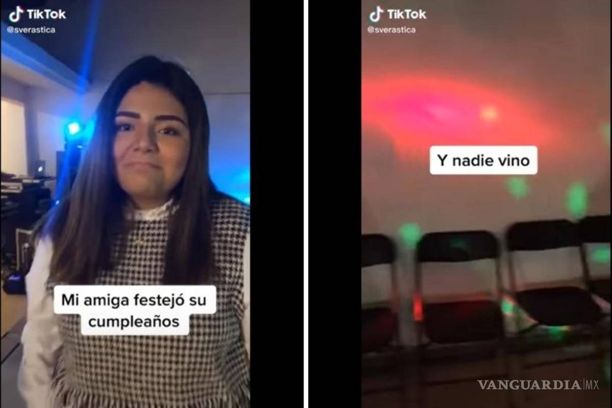 Joven hace 'mega fiesta' y solo van 3 personas; se hace viral en TikTok (video)