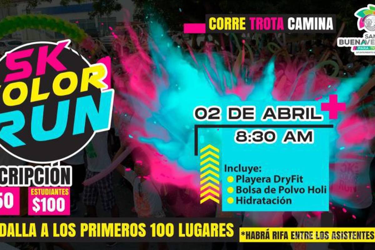 $!Esta carrera tiene la finalidad, no solo de incentivar el deporte, sino de motivar la sana convivencia.