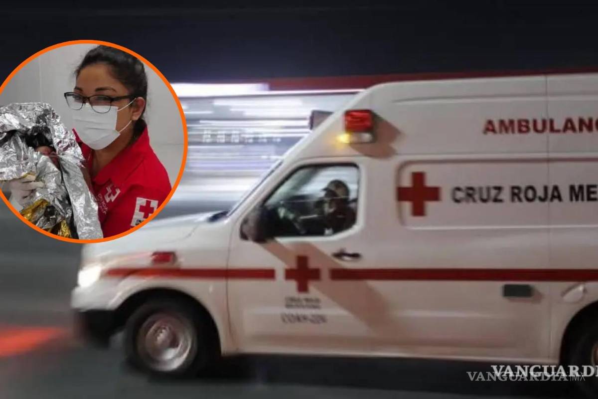 Parto inesperado en Múzquiz moviliza a paramédicos de la Cruz Roja