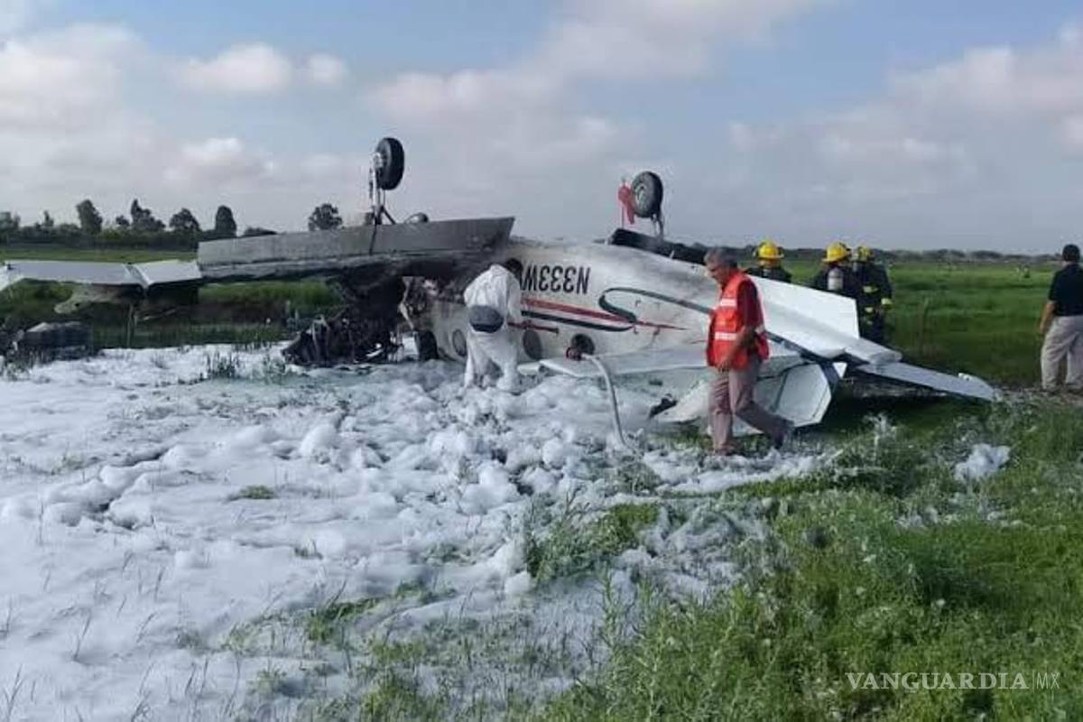 Se desploma avioneta en Durango y muere piloto; sobrevive una mujer