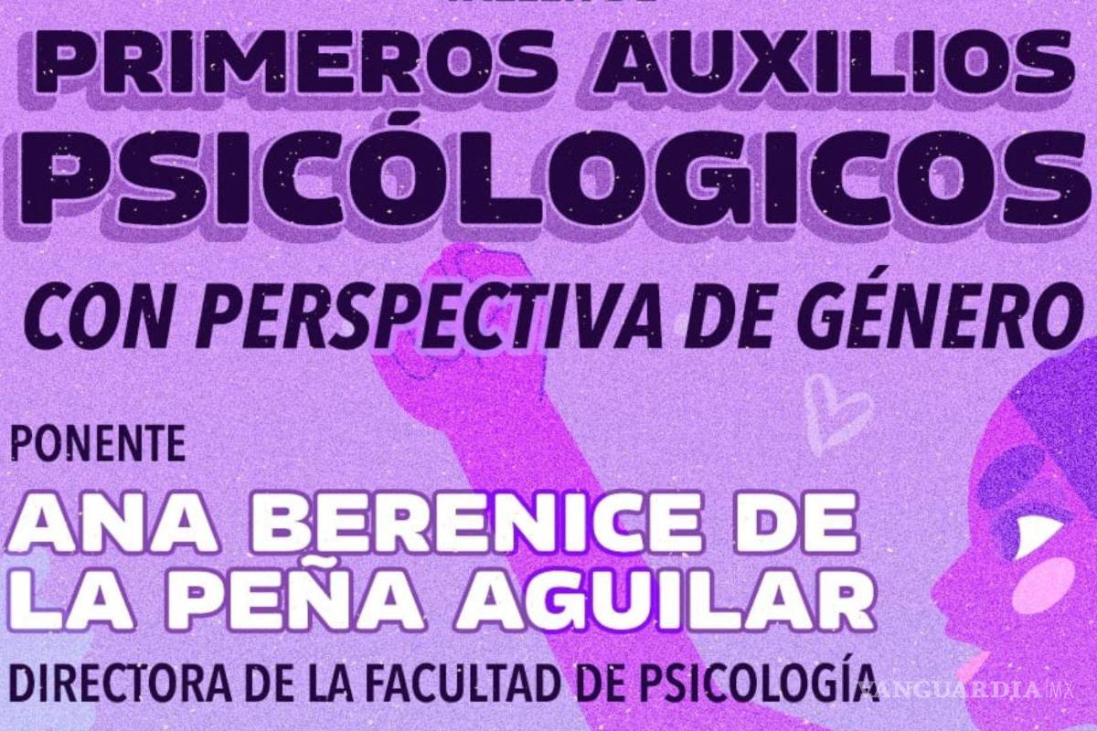 ¿Acudirás a la Marcha del 8M? Invitan taller de primeros auxilios psicológicos en caso de crisis