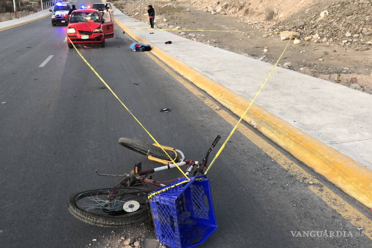 Muere repartidor al ser atropellado en Ramos Arizpe