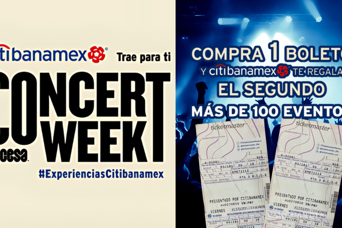 Desde Peso Pluma hasta Corona Capital: Aprovecha el Concert Week 2024 de Ocesa y obtén boletos al 2x1