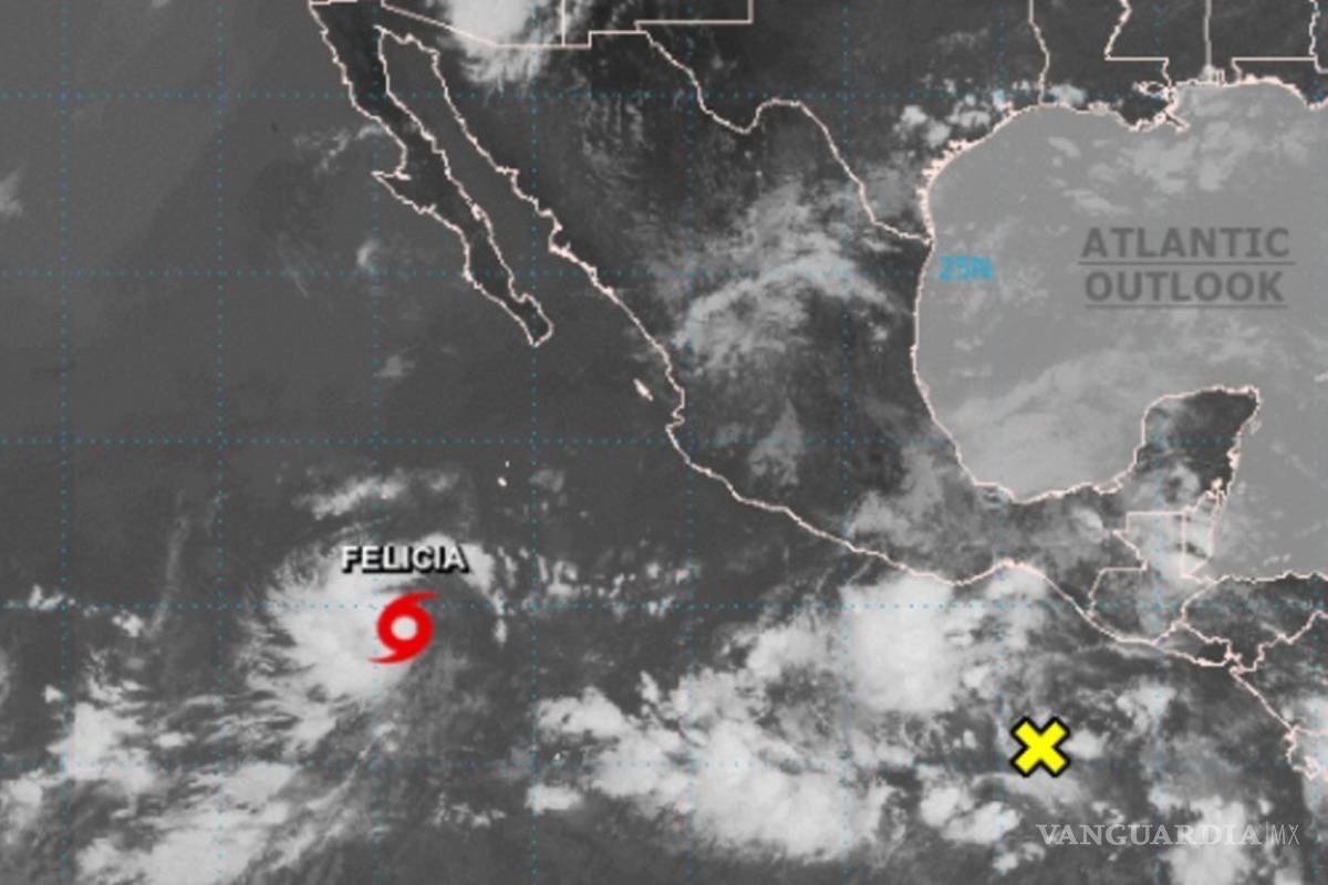 Huracán Felicia mantiene categoría 4 , pero lejos de costas de México