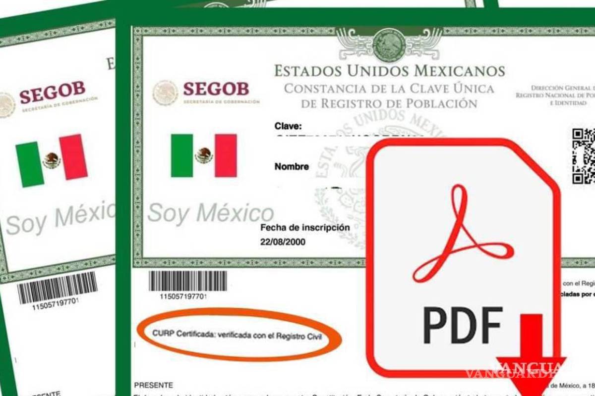 ¡CURP certificada gratis!... Gobierno Federal ofrece un nuevo método para obtenerla fácil en Internet