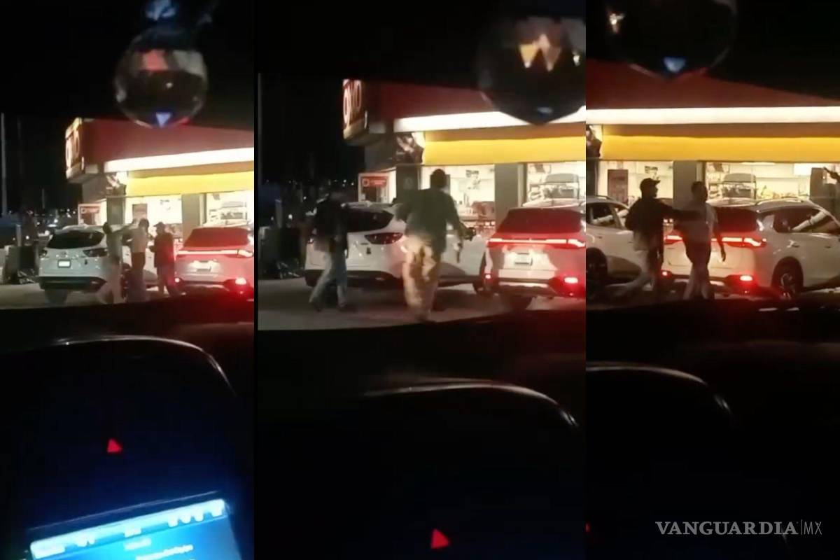 Saltillo: dispara tras pelea frente a tienda; supuesto agente es captado en video