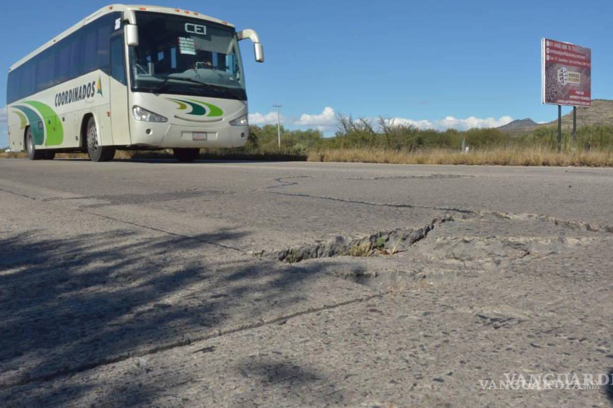 Persiste abandono presupuestal a carreteras de Coahuila