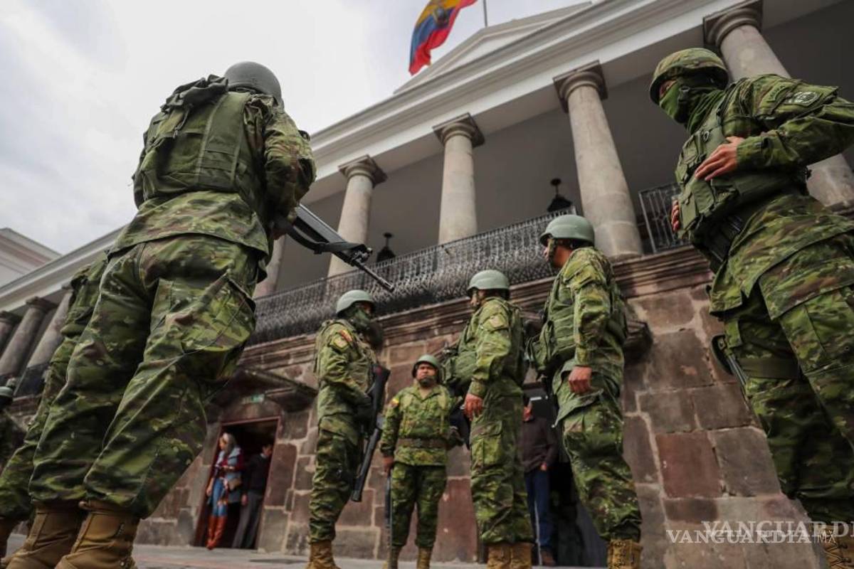 Suman mil 534 detenidos a seis días de la declaración de conflicto armado interno en Ecuador