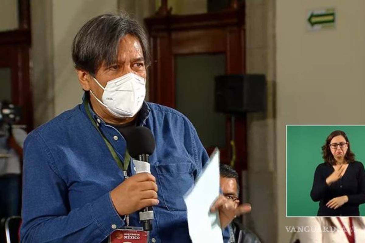 Julio Astillero encara a AMLO en la mañanera; exige a García Vilchis una disculpa pública (video)