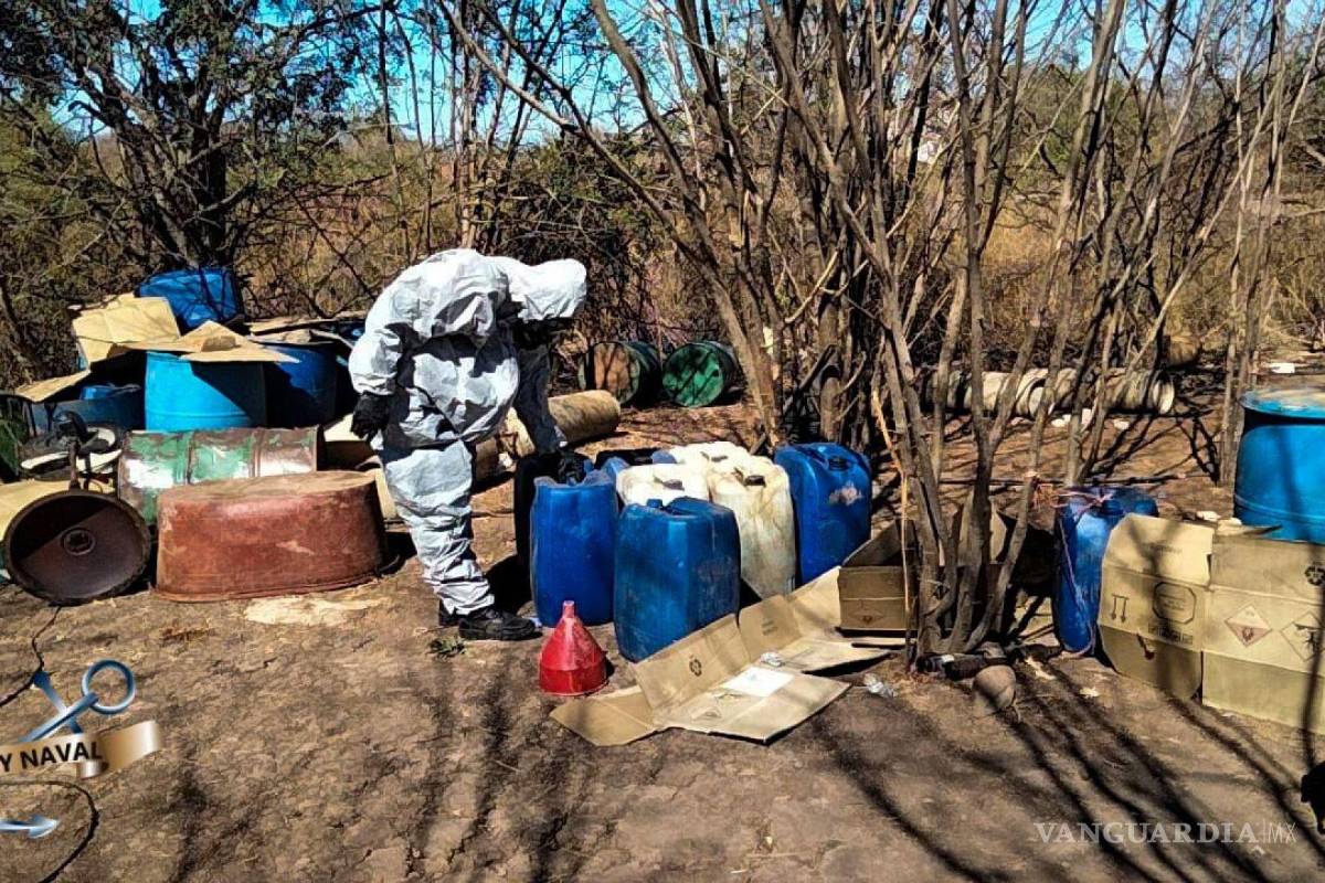 Desmantelan 12 “narcolaboratorios” en Sinaloa y un treceavo en Zacatecas, de 40 hectáreas