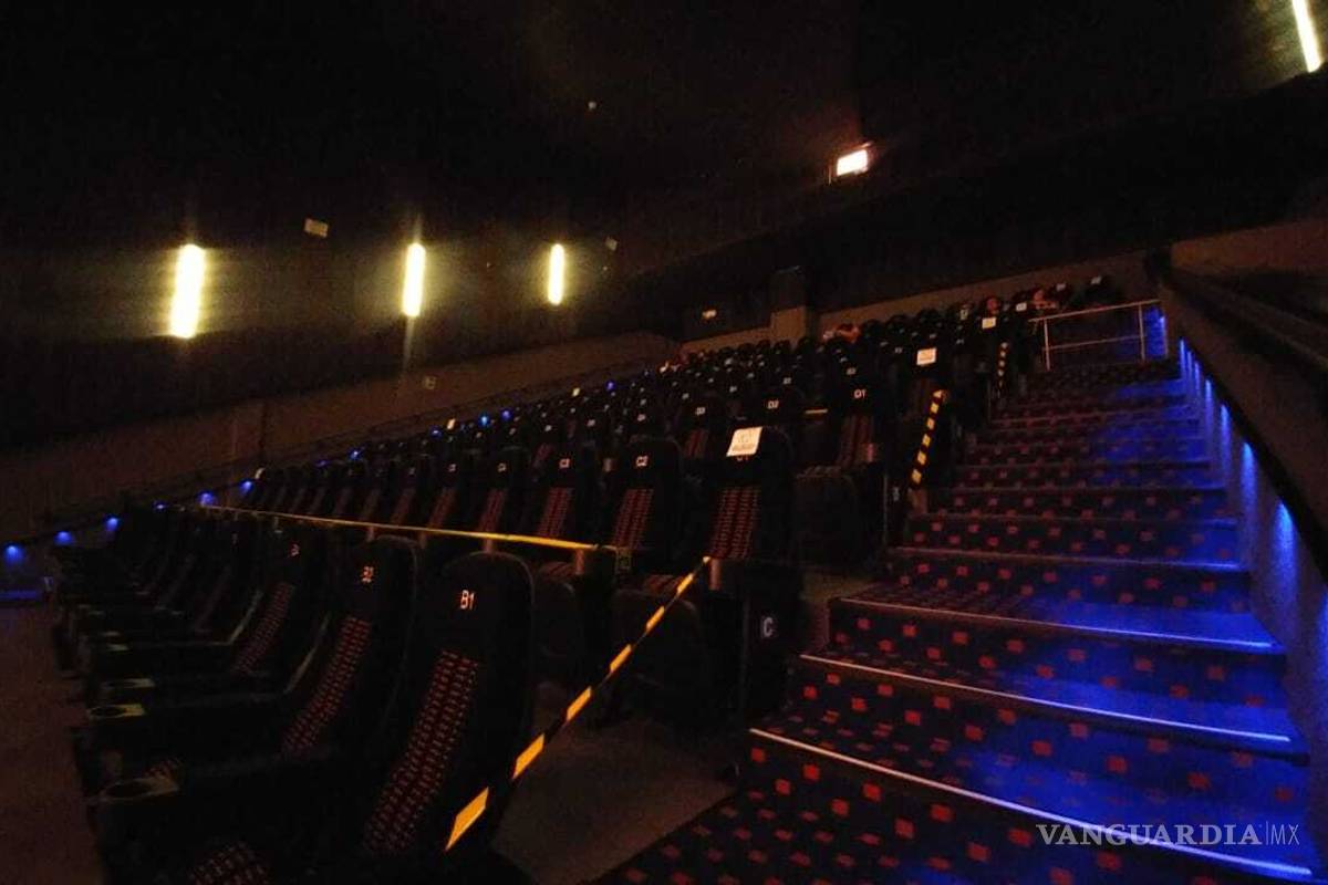 Tras reapertura de salas, cines en Saltillo con poca afluencia