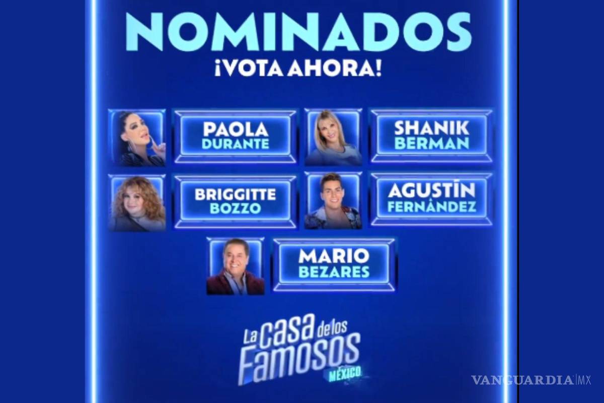 ¿Quién será eliminado? Estos son los primeros 5 nominados de ‘La Casa de los Famosos México 2’
