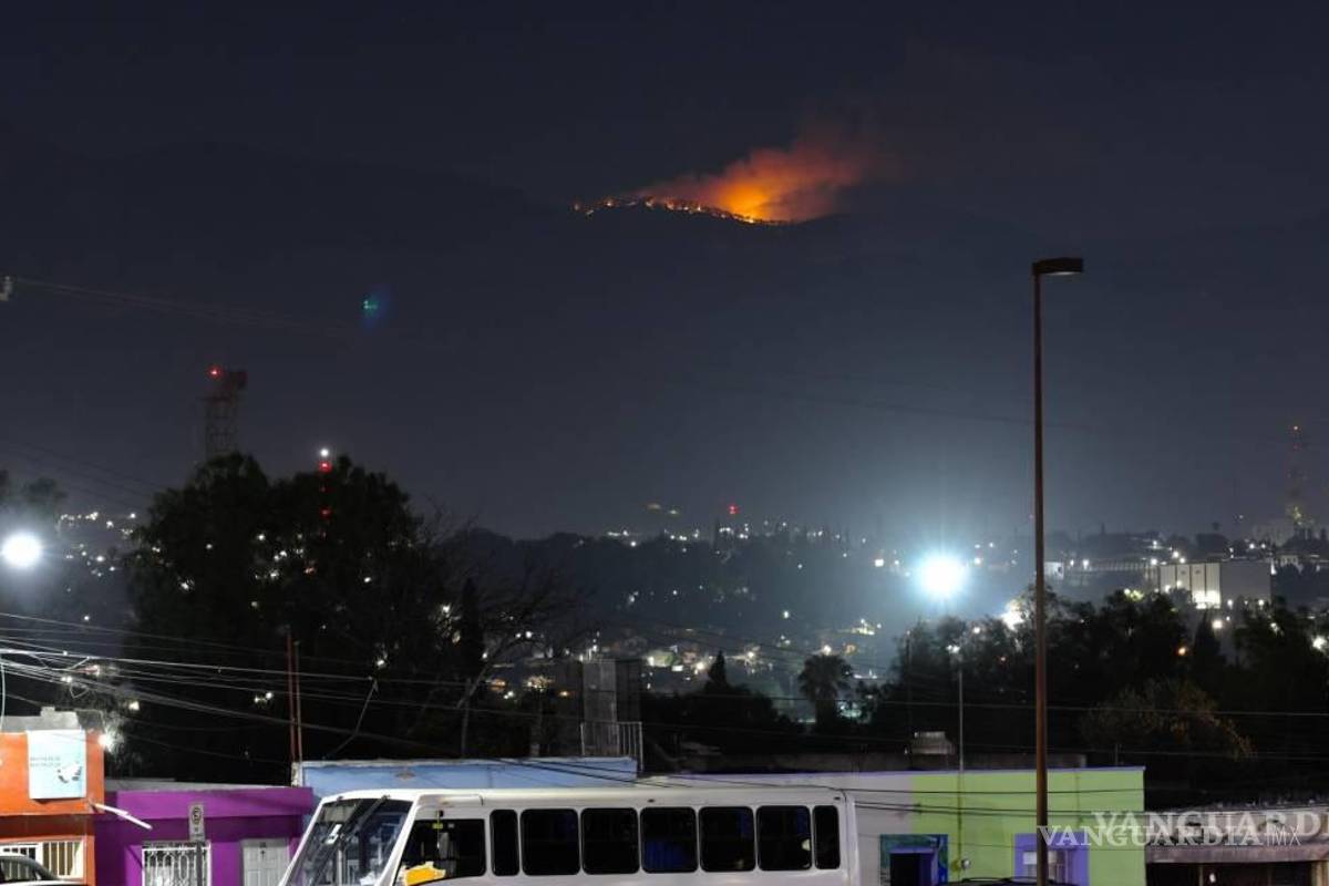 Saltillo: superficie afectada por incendio en cañón de San Lorenzo se multiplica por 10 en un día