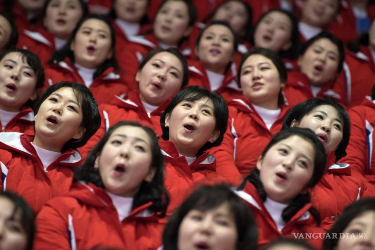 Las “porristas” de Norcorea se roban la atención en los Olímpicos de Invierno