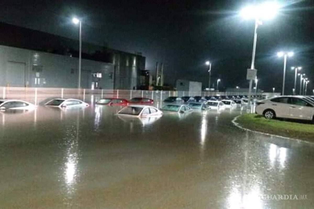 Fuertes lluvias en área metropolitana de Monterrey causan inundaciones; KIA Motors resultó afectada