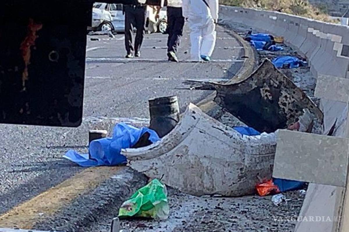 $!Así fue el carreterazo que dejó cuatro muertos en Los Chorros, carretera 57 de Coahuila