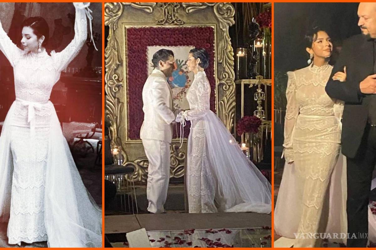 ¡Ya dieron el sí! Estas son las primeras imágenes de la boda de Ángela Aguilar y Christian Nodal
