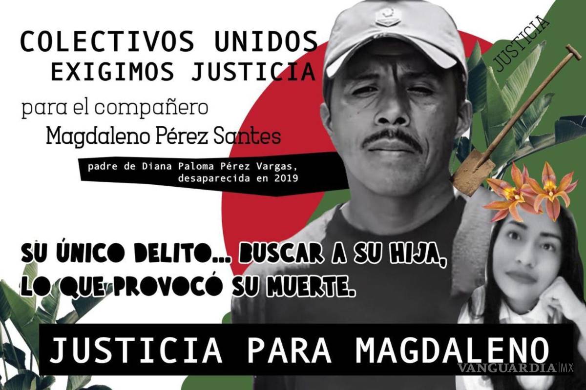 Exigen justicia para Magdaleno Pérez, padre buscador presuntamente asesinado por policías en Veracruz