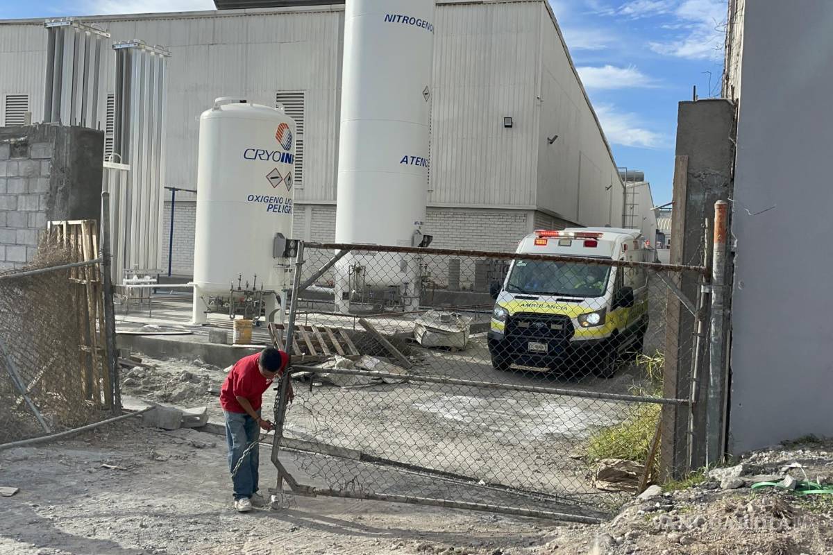 Trabajador de empresa de Saltillo termina con las piernas fracturadas por un montacargas