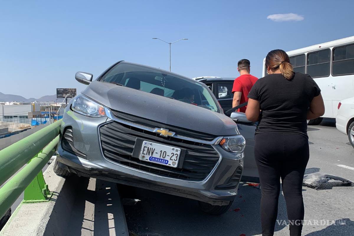 Por exceso de velocidad causa accidente en Saltillo; ‘es que soy de Monterrey’