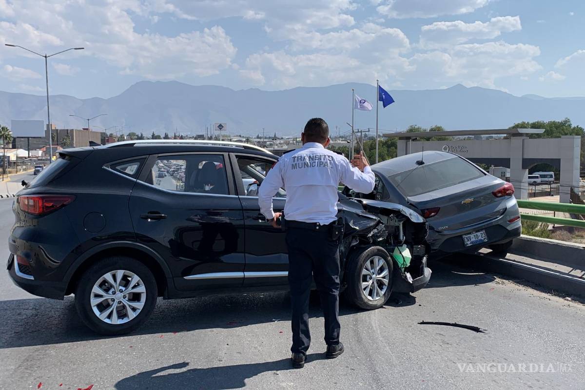 Por exceso de velocidad causa accidente en Saltillo; ‘es que soy de Monterrey’