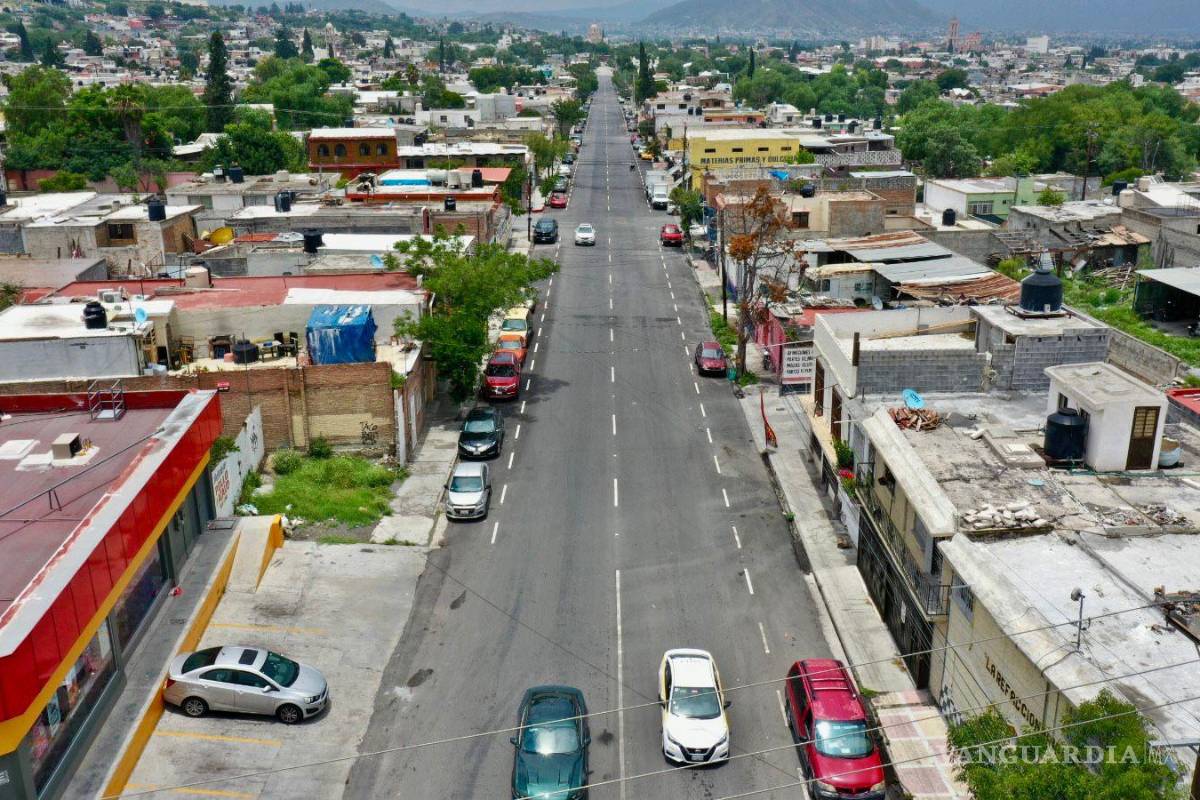 Concluye recarpeteo de la calle Francisco Zarco, en Saltillo