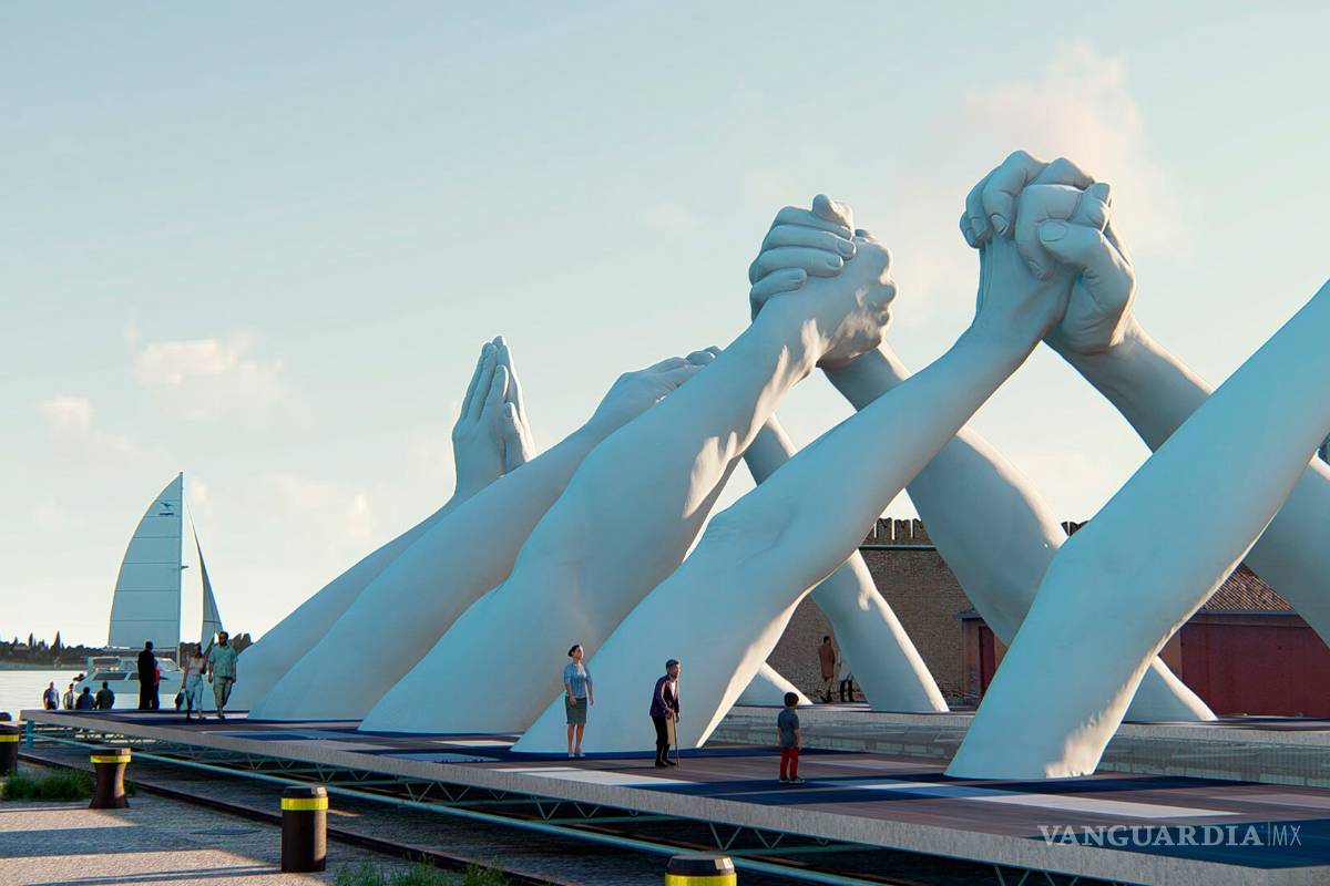 Lorenzo, hijo de Anthony Quinn, construye puentes de paz sobre Venecia