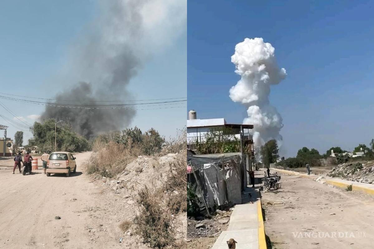 Explota pirotecnia en Tultepec, Edomex; deja un lesionado y talleres afectados