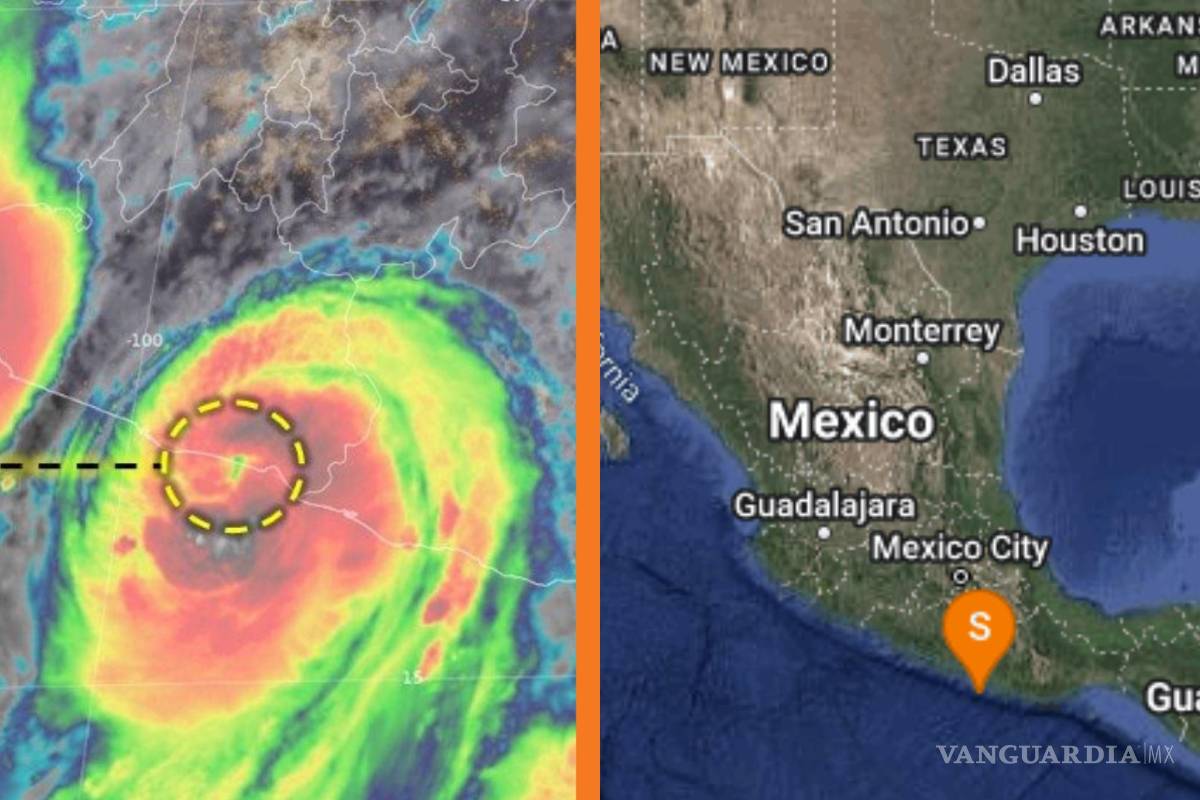 Huracán ‘John’ toca tierra como categoría 3 en Marquelia, Guerrero; al mismo tiempo registran sismo 4.3 en Oaxaca