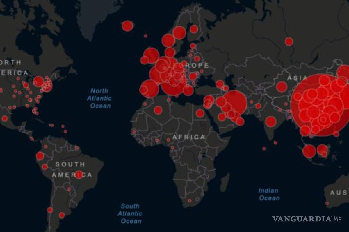 Revisa los casos de coronavirus confirmados en tiempo real