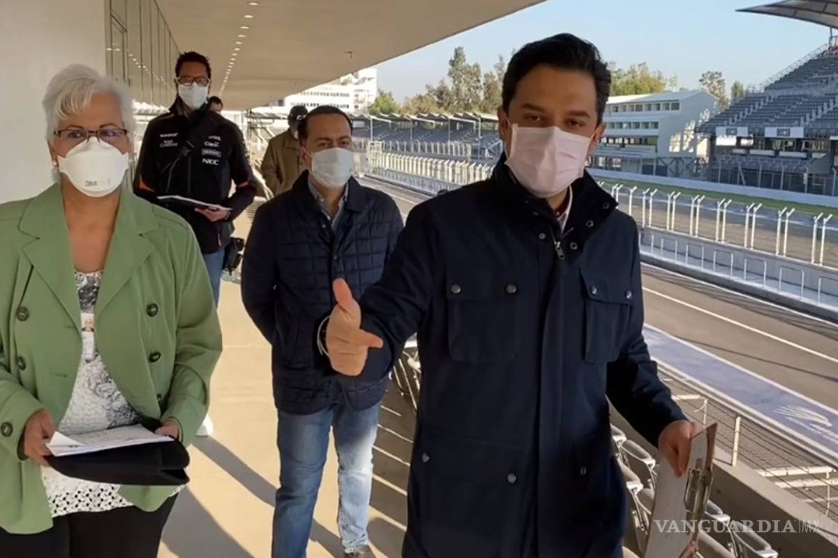 Instalan hospital para COVID-19 en el Autódromo Hermanos Rodríguez de la CDMX